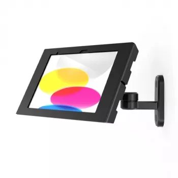 Compulocks Apex - montagekit (behuizing, zwenkarm) - voor tablet - vergrendelbaar - metalen frame - zwart - wandmontage, baliegebied, plat boven