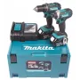 Makita accu-boorschroefmachine-set, 18V, DLX2127MJ