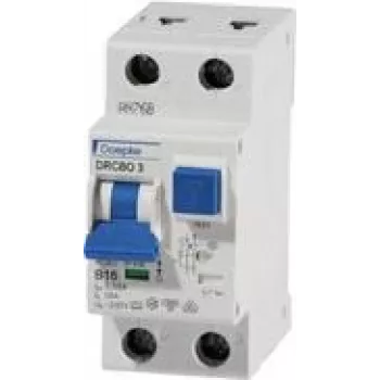 Aardlekschakelaar/automaat combinatie/RCBO DRCBO3 B06/0,03/1N-A (09 932 101)