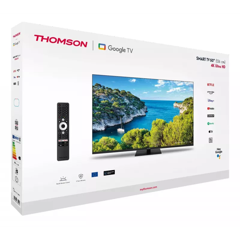 TV-toestel|THOMSON|43 inch|4K Ultra HD|3840 x 2160 Pixel|flatscreen|16:9|LCD|43UG5C14