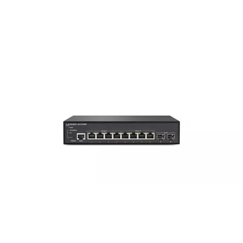 LANCOM GS-3510XP managed L2 2.5G Ethernet (100/1000/2500) Power over Ethernet (PoE) 1U zwart