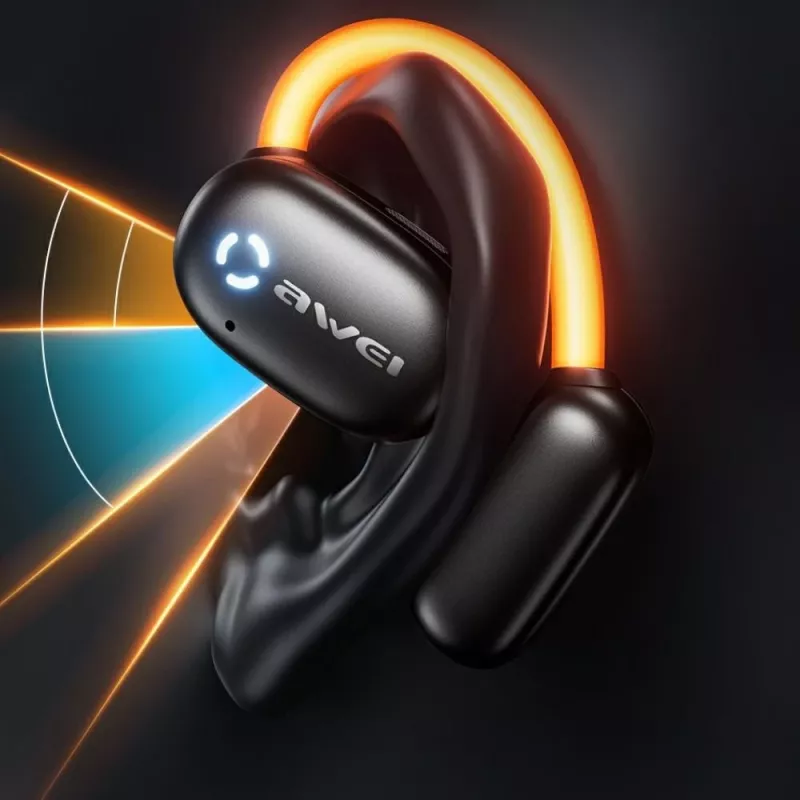 Bluetooth-hoofdtelefoon 5.4 TZ13 ANC Spinner zwart