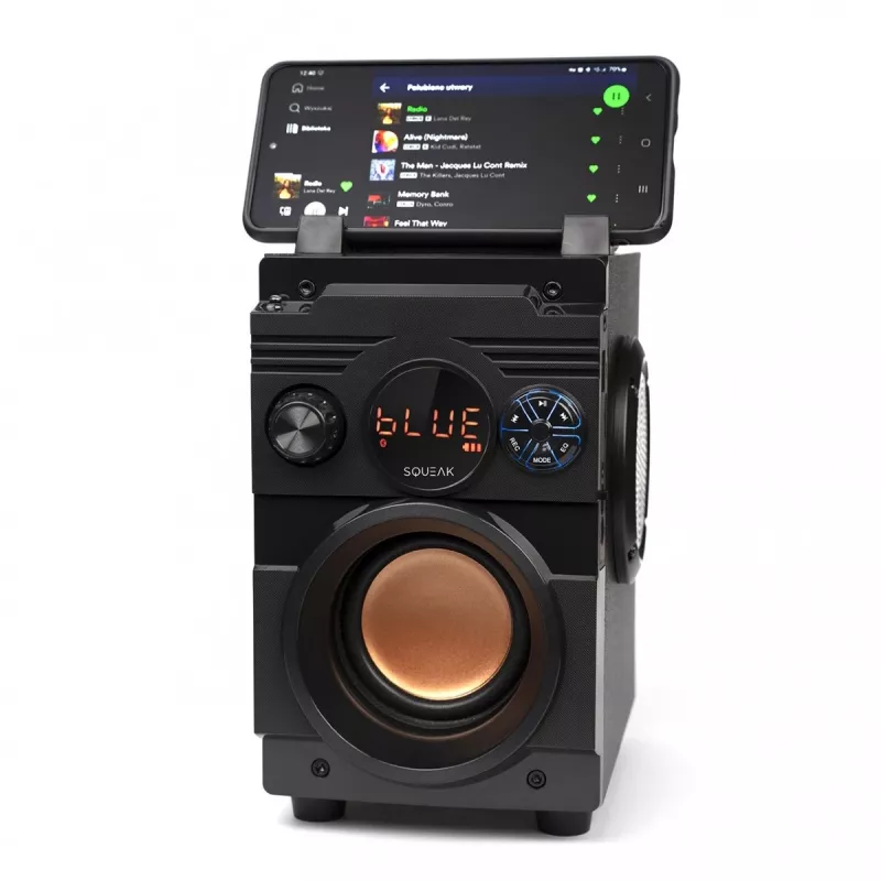 Squeak Bassblaster Bluetooth 5.1 luidspreker, FM-radio, MP3-speler SQ1001