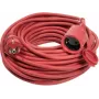 Verlengkabel AS Schwabe 60264 — 25 m, rood, stroomverlenging voor buiten/binnen