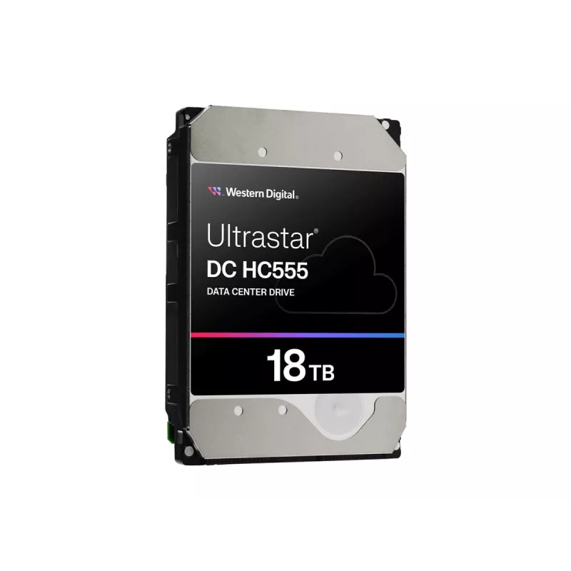 WD Ultrastar DC HC555 - harde schijf - datacenter - 18TB - intern - 3,5 (8,9 cm) - SAS 12Gb/s - 7200 rpm - buffer: 512MB (0B47747)