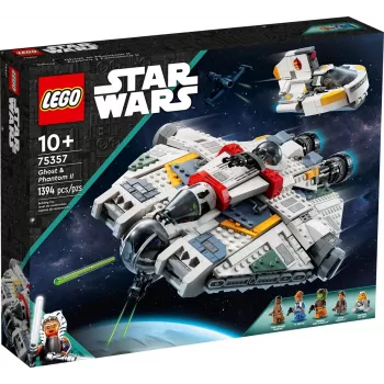 LEGO Star Wars speelset 75357 — The Ghost en Phantom II, 1.394 onderdelen, 4 minifiguren, leeftijd 10+