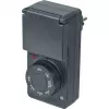 Schakelklok met schemersensor DDT IP 44 antraciet