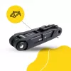 Opvouwbaar fietsslot MANTA XR00FL01 – gesegmenteerd ontwerp voor framemontage