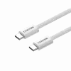 CANYON Kabel OnWire 60MG C-C 60W Magneet Gevlochten 1m Wit