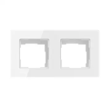Lichtschakelaarframe Avatto TS20 — 2-voudig, wit
