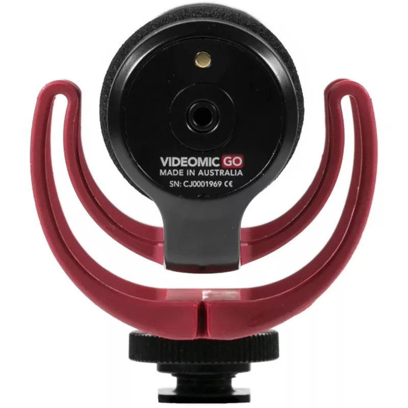 VideoMic GO, microfoon zwart/rood