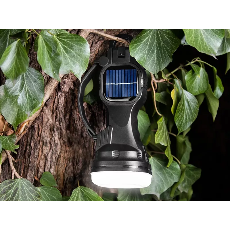 Zaklamp TRACER Camping Torch 47140 zonne-energie oplaadbaar, waterdicht