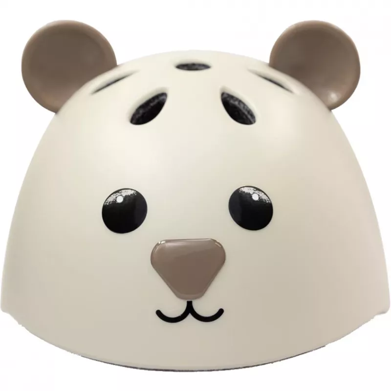 Kinderhelm HUDORA Beary mokka, maat 48–52 cm