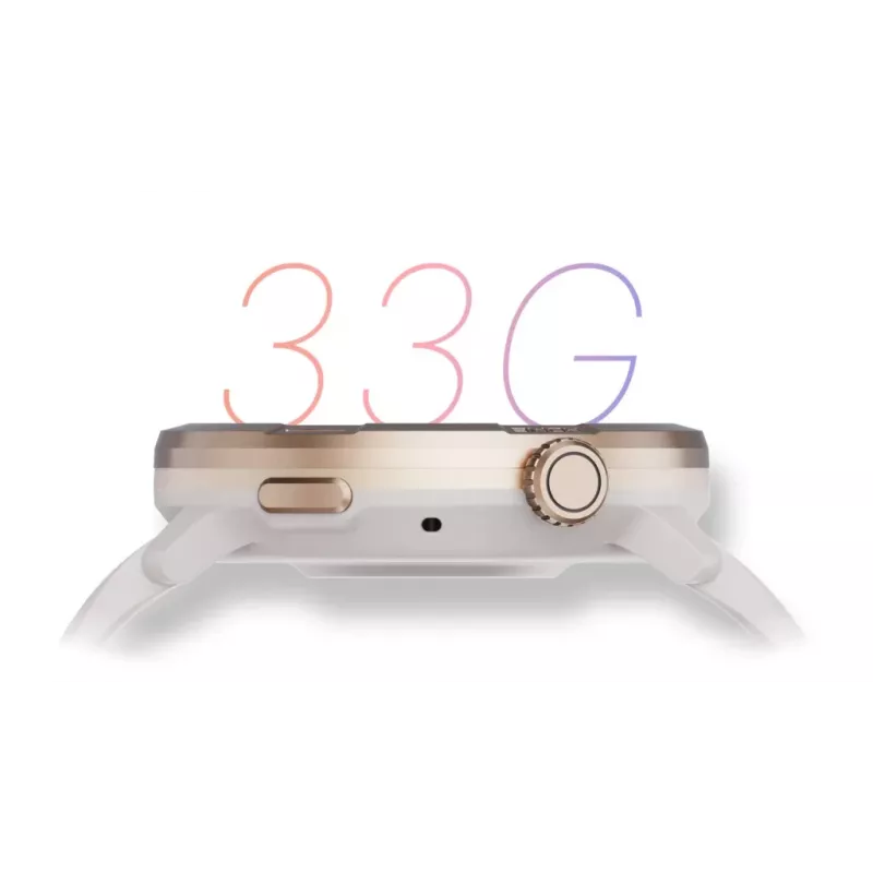 Smartwatch Stelio STSWA102GT Activ Pro GPS 46 mm goud titanium – GPS, 46 mm behuizing, titanium afwerking
