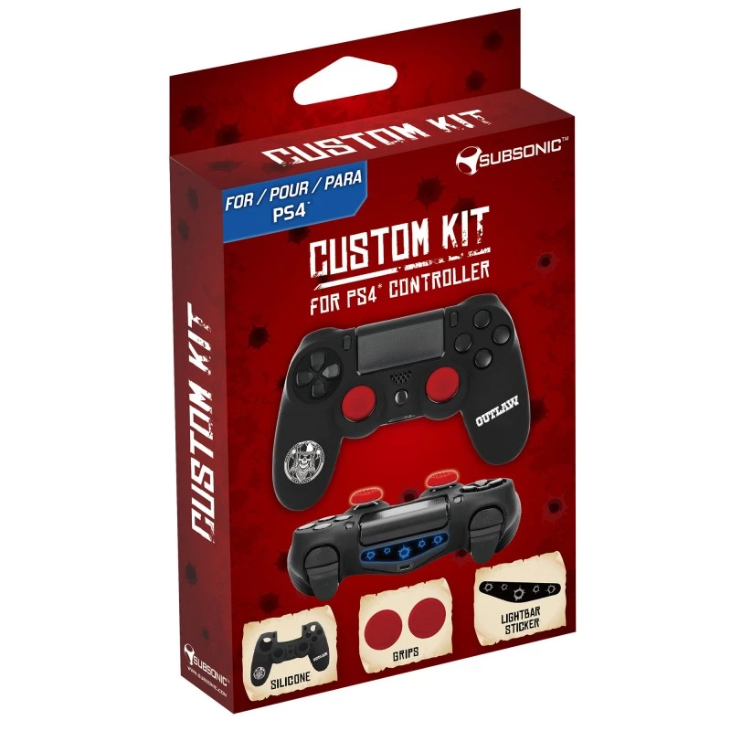 Gamecontroller-kit SUBSONIC SA5511 voor PS4 met ergonomisch ontwerp en eenvoudige installatie