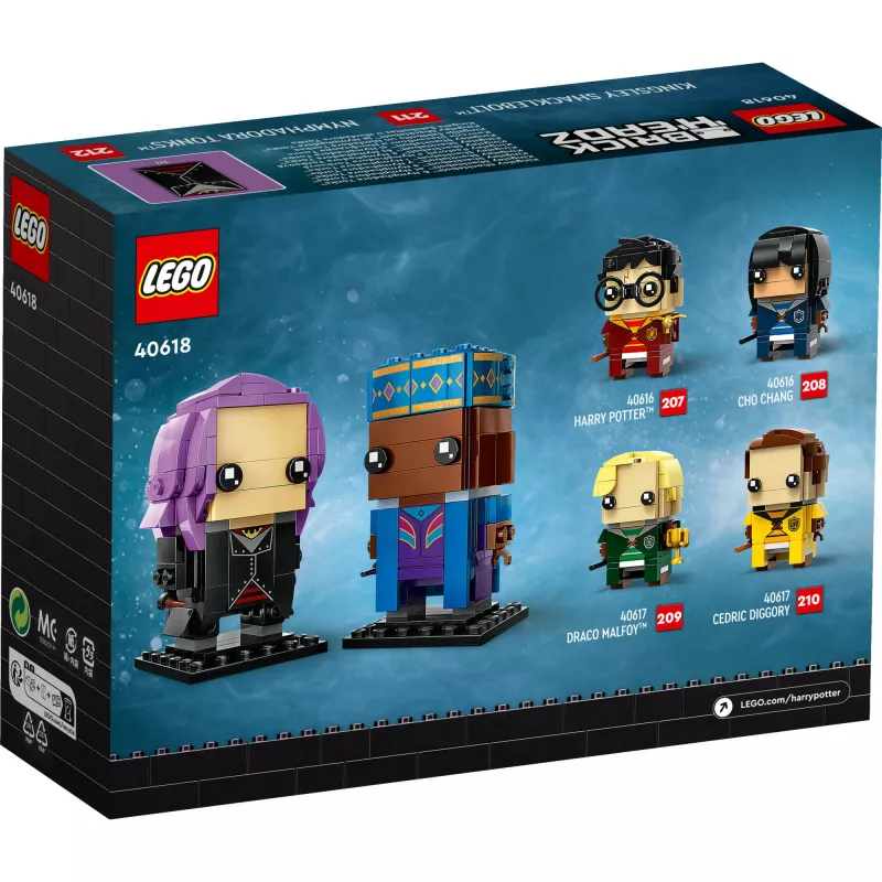 Lego Brickheadz Harry Potter 40618 Kingsley Shacklebolt en Nymphadora Tonks