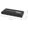 Qoltec 51798 actieve HDMI-splitter 4 x HDMI 4K x 2K | 3.4Gb/s