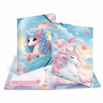 Omslagmap HERMA A3 Happy Unicorns