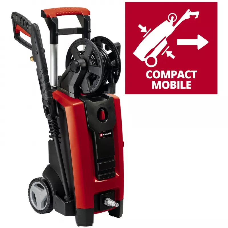 Hogedrukreiniger TE-HP 140 (rood/zwart, 1.900 watt, 140 bar)
