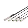 Direct-attach-kabel Digitus DN-81325 40G QSFP+ naar 4x SFP+ 5 m