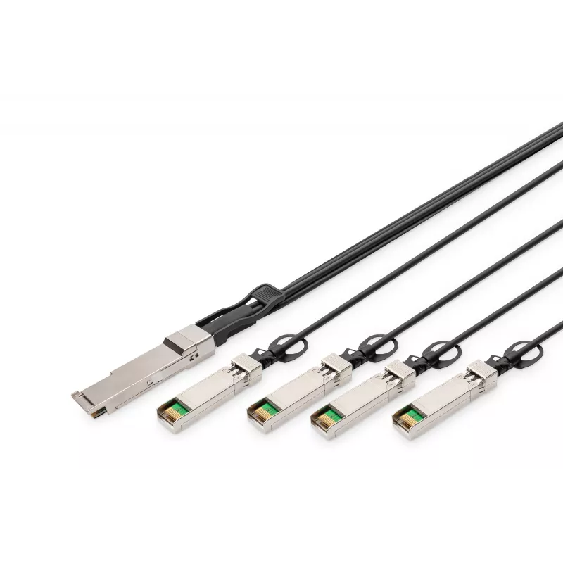 Direct-attach-kabel Digitus DN-81325 40G QSFP+ naar 4x SFP+ 5 m