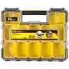 Stanley 1-97-519 klein materiaal-/gereedschapskist zwart, transparant, geel
