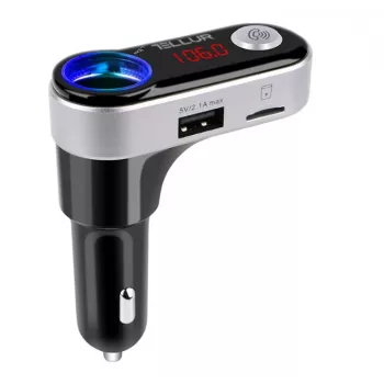 FM-transmitter Tellur FMT-B2 zwart Bluetooth 5.0 USB voor audio-weergave in de auto