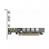 DeLOCK PCI Express x16-kaart naar 4 x interne SFF-8654 4i NVMe Bifurcation