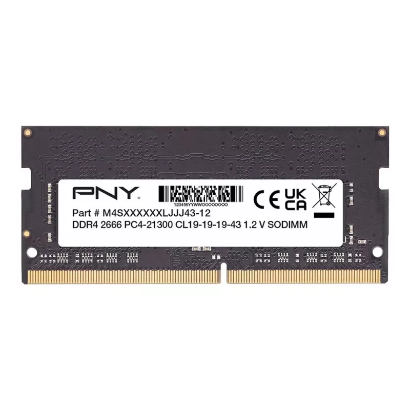 Werkgeheugen PNY DDR4 SO-DIMM 8GB 2666