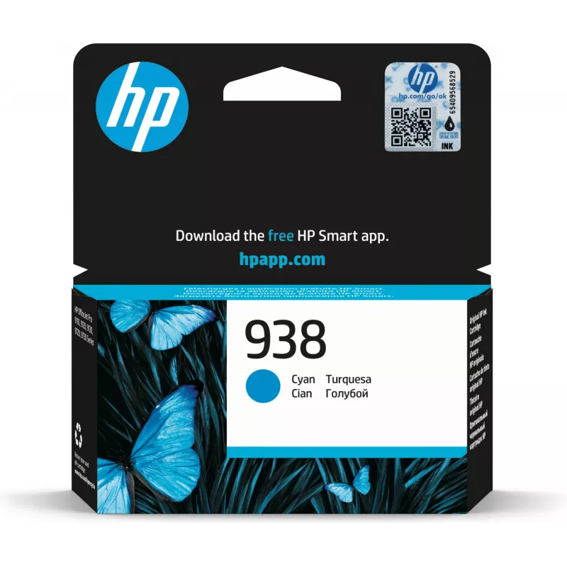 Cartridge HP Ink 4S6X5PE Cyaan