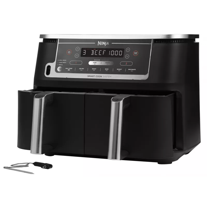 Ninja AF451EU heteluchtfriteuse Single 9,5 l 2470 W zwart