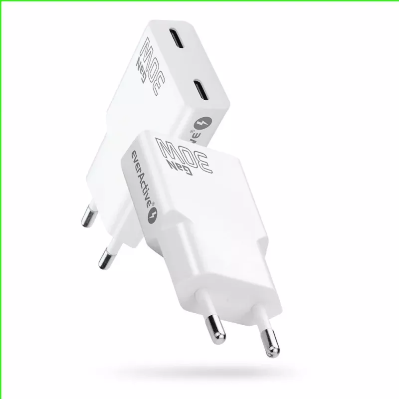 Voeding everActive SC-385Q super slank QC 4 Fast Charging — USB-snellader, compact ontwerp