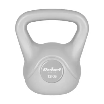 REBEL ACTIVE kettlebell bitumineus grijs 12 kg