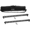 EUROLITE Set van 2x LED PIX-16 QCL Light Bars met soft bag