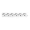 Stroomverlenging LogiLink LPS238 1.5m 6 AC stopcontacten Binnen Wit