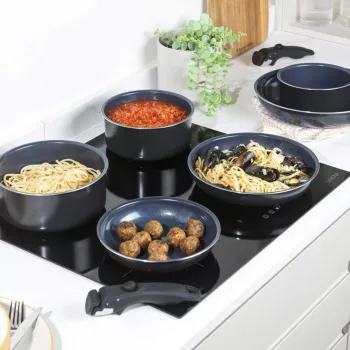 Pannenset Russell Hobbs RH03321EU7 — 8-delig, antiaanbaklaag, vaatwasserbestendig