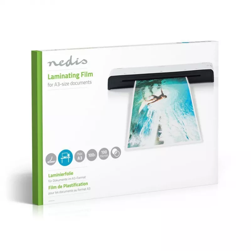 Nedis LAMIA3AT100 Lamineerfolie