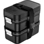 Vacuümlunchbox ZWILLING FRESH & SAVE 2 zwart 1283232 — compacte voedselcontainer, vacuüm te verzegelen
