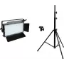 LED-set EUROLITE PLL-480 CW/WW met statief – podium-/omgevingslicht, instelbaar koel- & warmwit