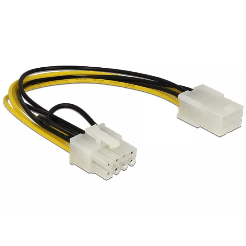 Interne stroomkabel DeLOCK 83775 0,2 m PCI-E 8-pin naar 6-pin