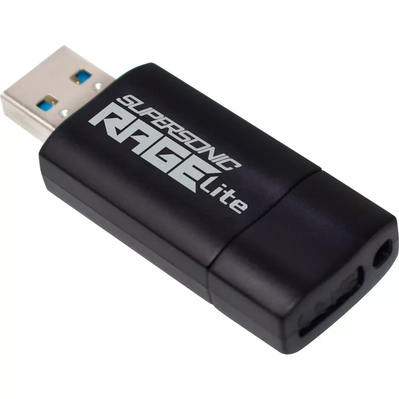 Flashdrive PATRIOT Rage Lite 1 TB 120 MB/s USB 3.2 uittrekbaar zwart (PEF1TBRLB32U)
