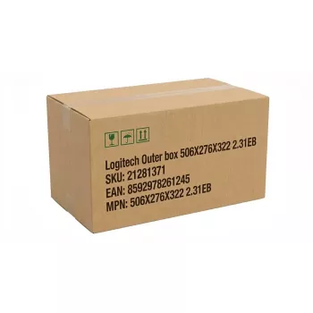Buitenkarton voor Logitech 506X276X322 2.31EB — verzend-/verpakkingskarton met de afmetingen 506×276×322 mm