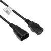 Akyga AK-UP-06 server netkabel IEC C14 naar C15, 1,8 m, zwart