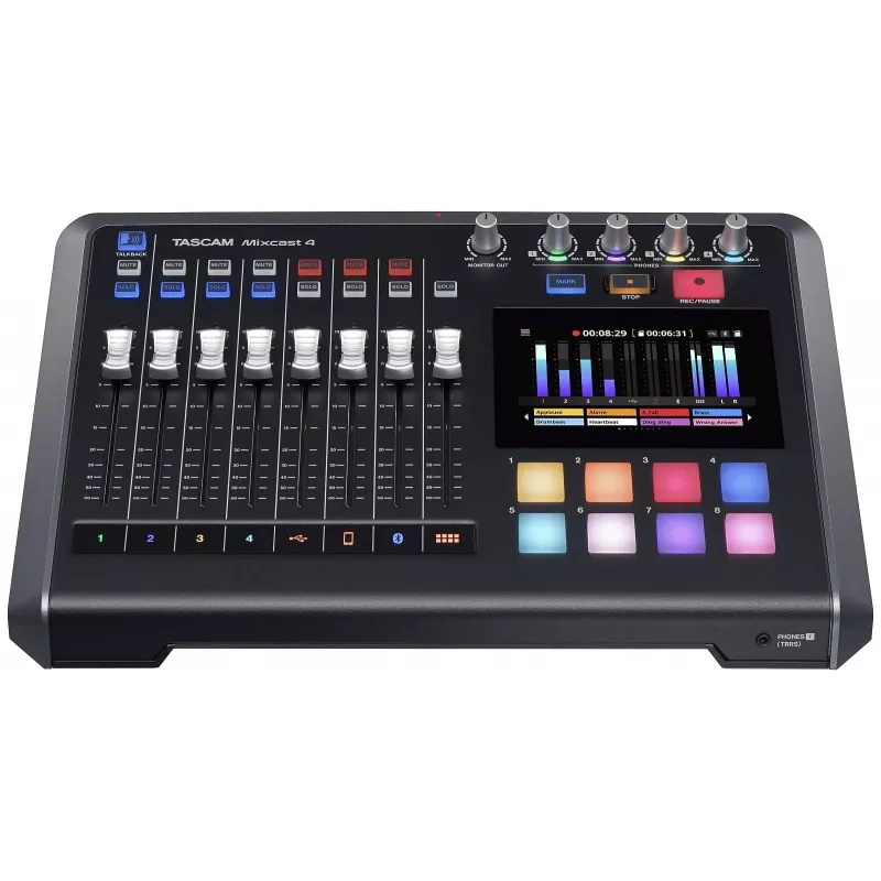 Tascam Mixcast 4 – mixer voor podcastopnames