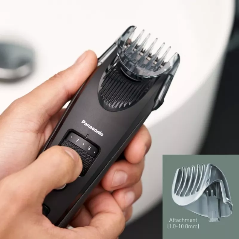 Baardtrimmer Panasonic ER-SB40-K803 — 0,5–10 mm, 19 standen, Li-Ion, draadloos/netvoeding, zwart