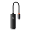 Netwerkadapter Baseus Lite Series USB-C naar RJ45 (zwart)