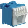 Hager KN06N blauw - wit verbindingsblok (KN06N)