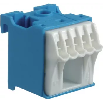 Hager KN06N blauw - wit verbindingsblok (KN06N)