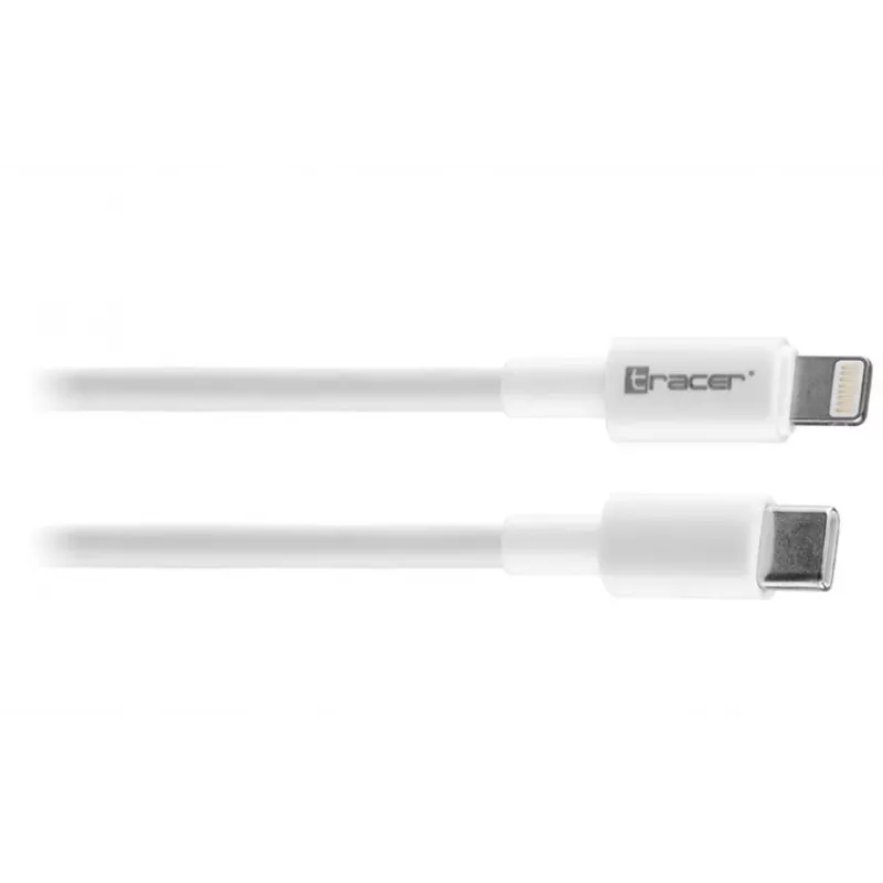USB Type-C-naar-Lightning-kabel TRACER 47169, 1 m, stekker-naar-stekker