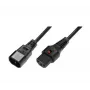 NEXT UPS Systems 88033 stroomkabel zwart 2 m C14-koppeling C13-koppeling (88033)